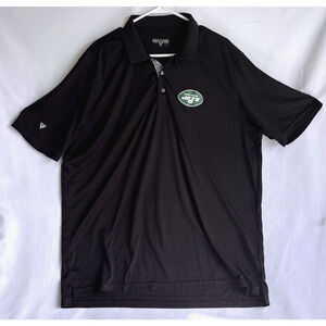 Levelwear New York Jets Men's Black Polo Shirt Size 2XL